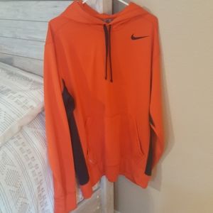 Orange & Navy Nike Mens Hoodie XL